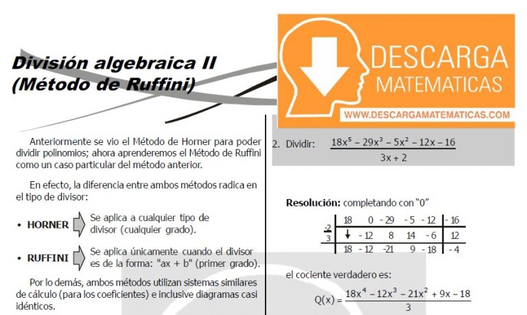 Ejercicios de Álgebra para Segundo de Secundaria – Descarga Matematicas