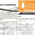 OPERACIONES COMBINADAS PARA ESTUDIANTES DE PRIMERO DE SECUNDARIA