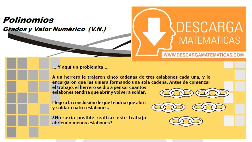 Ejercicios de Álgebra para Segundo de Secundaria – Descarga Matematicas