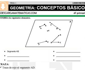 DESCARGAR GEOMETRIA CONCEPTOS BASICOS – MATEMATICA CUARTO DE PRIMARIA