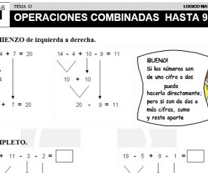 DESCARGAR OPERACIONES COMBINADAS HASTA 999 – MATEMATICA SEGUNDO DE PRIMARIA