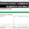 DESCARGAR OPERACIONES COMBINADAS CON NUMEROS DECIMALES – MATEMATICA QUINTO DE PRIMARIA