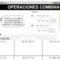 DESCARGAR OPERACIONES COMBINADAS – MATEMATICA SEGUNDO DE PRIMARIA