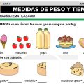 DESCARGAR MEDIDAS DE PESO Y TIEMPO – MATEMATICA TERCERO DE PRIMARIA