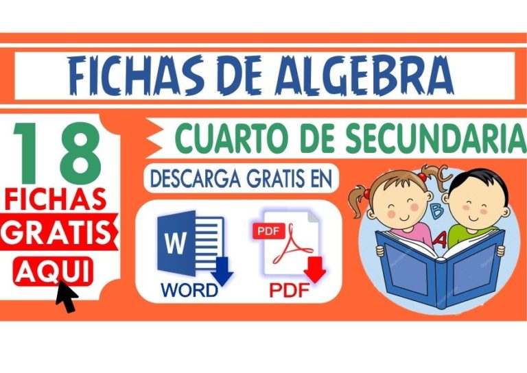 Fichas de Álgebra para Cuarto de Secundaria – Descarga Matematicas